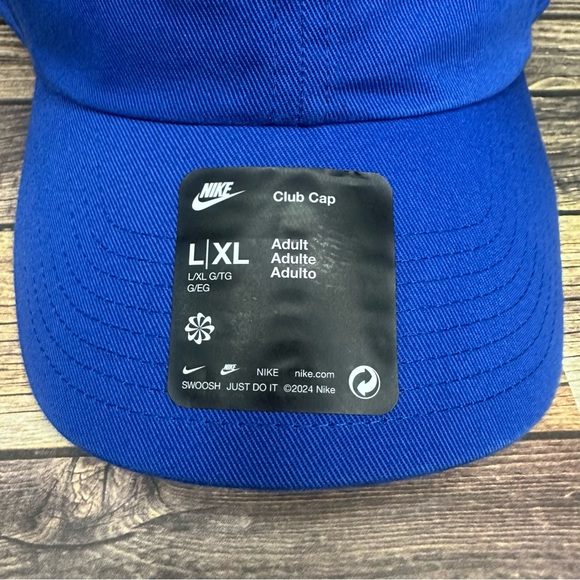 Nike Club Unstructured Futura Wash Cap NWT Size L/XL (Royal Blue) FB5368-480 - Picture 5 of 13